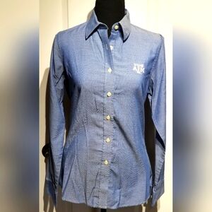 Women's Texas A&M Embroidered Button-down Shirt
